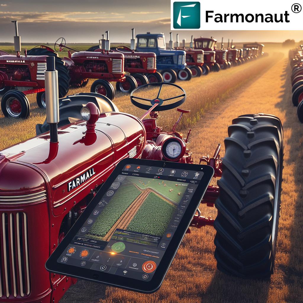 Vintage tractors at auction