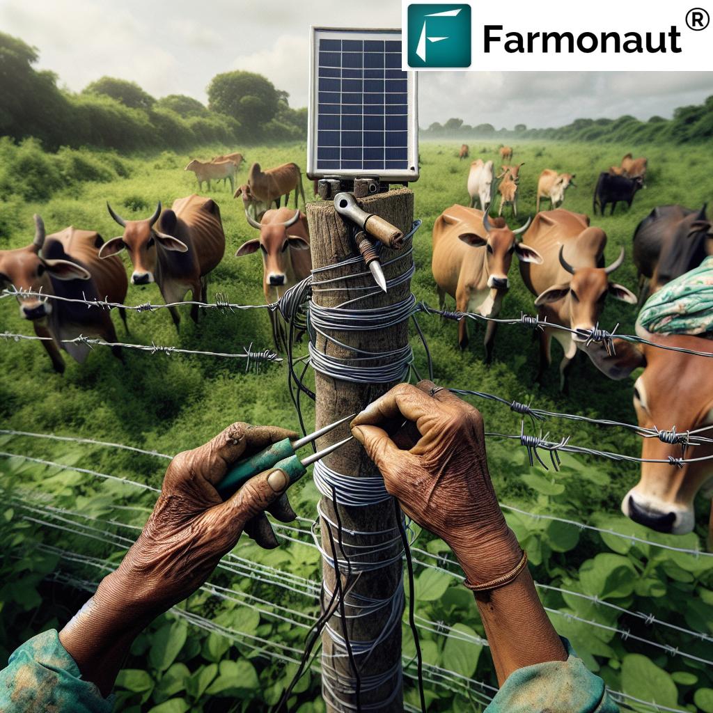 Farmonaut's Guide: Mastering Electric Fence Challenges for Midwest Livestock Management