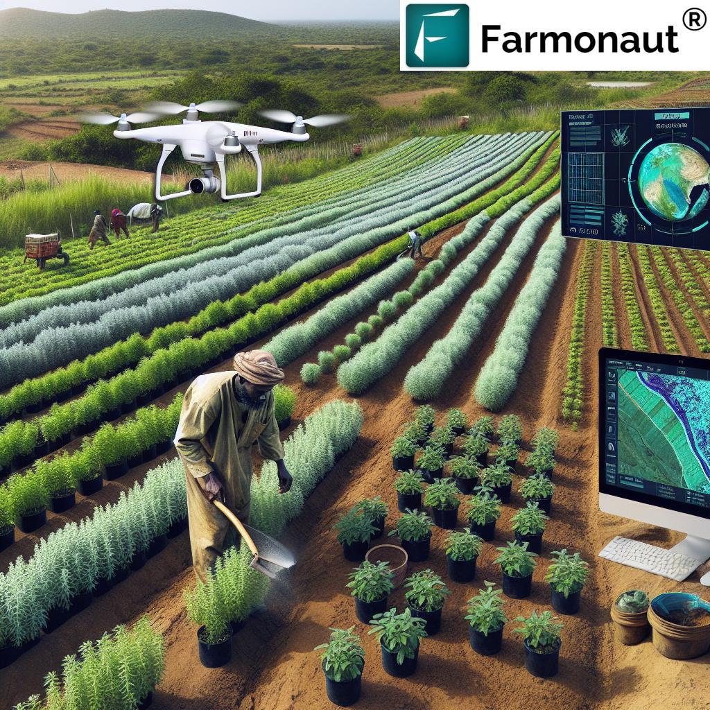 Mastering Powdery Mildew Control in Sage: Farmonaut's Guide