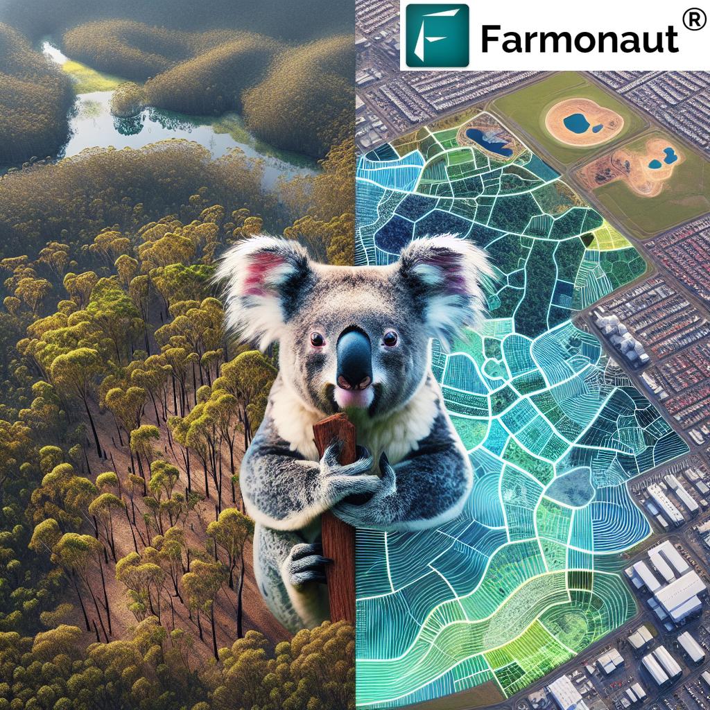 Koala in its natural habitat