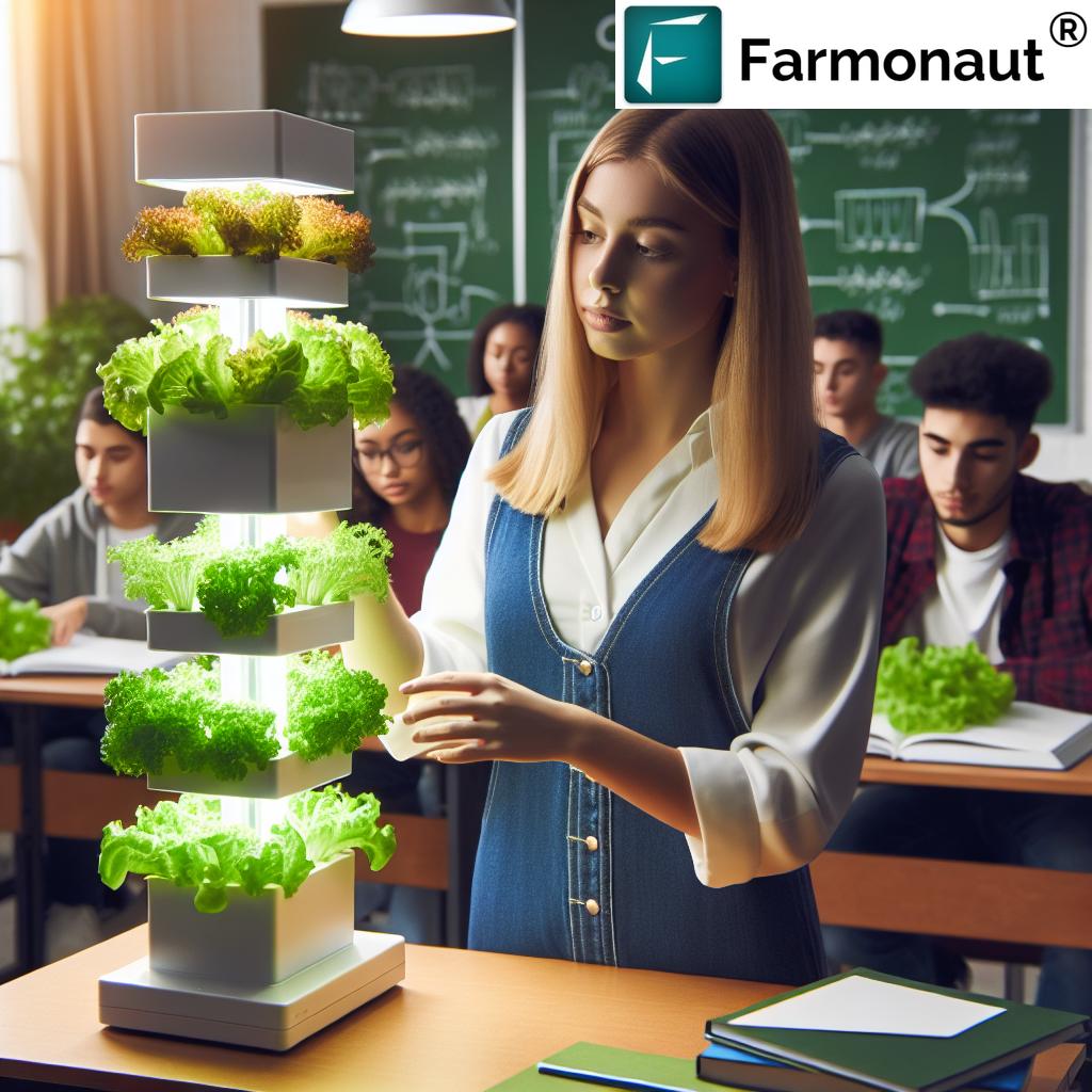 Hydroponic Farming in High School