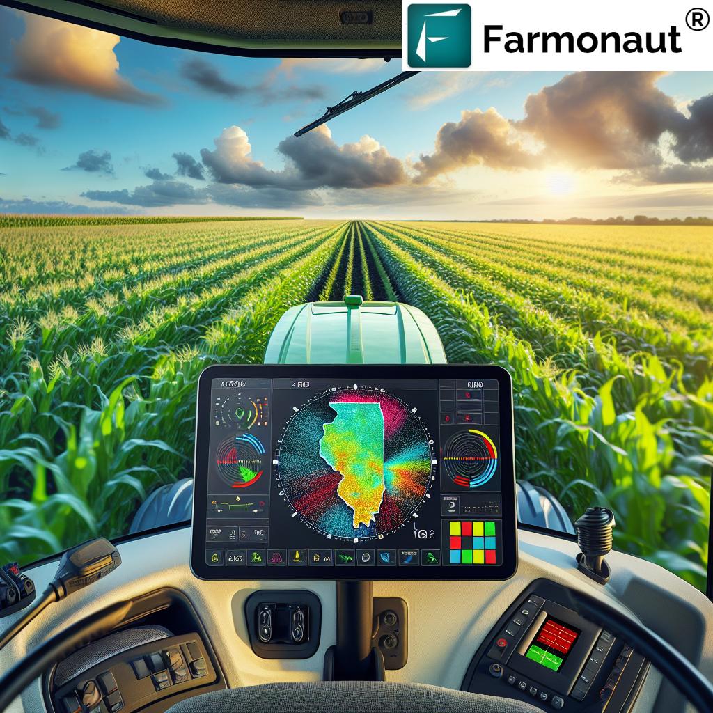 Illinois farm with precision agriculture technology