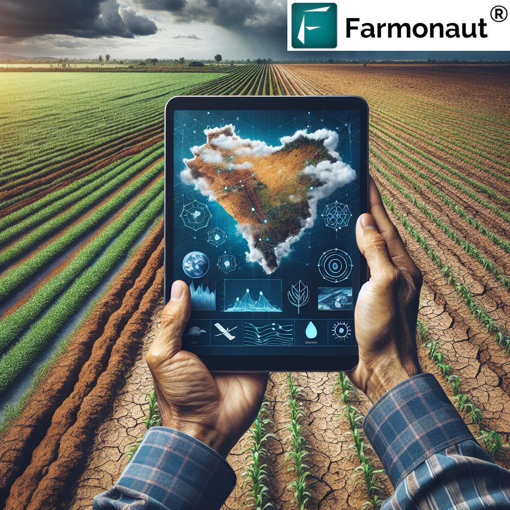 Farmonaut's smart farming technology in action