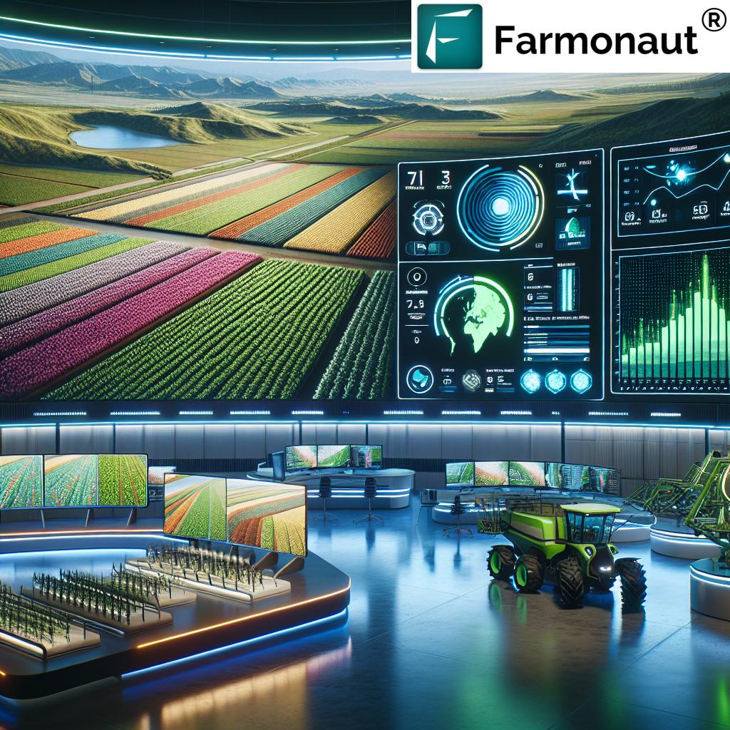 Farmonaut satellite crop monitoring interface