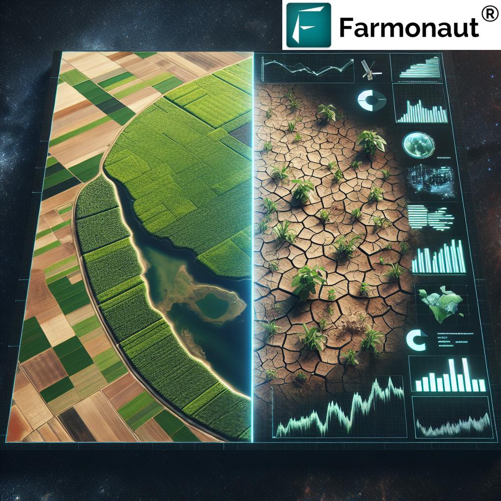 Satellite imagery of agricultural fields