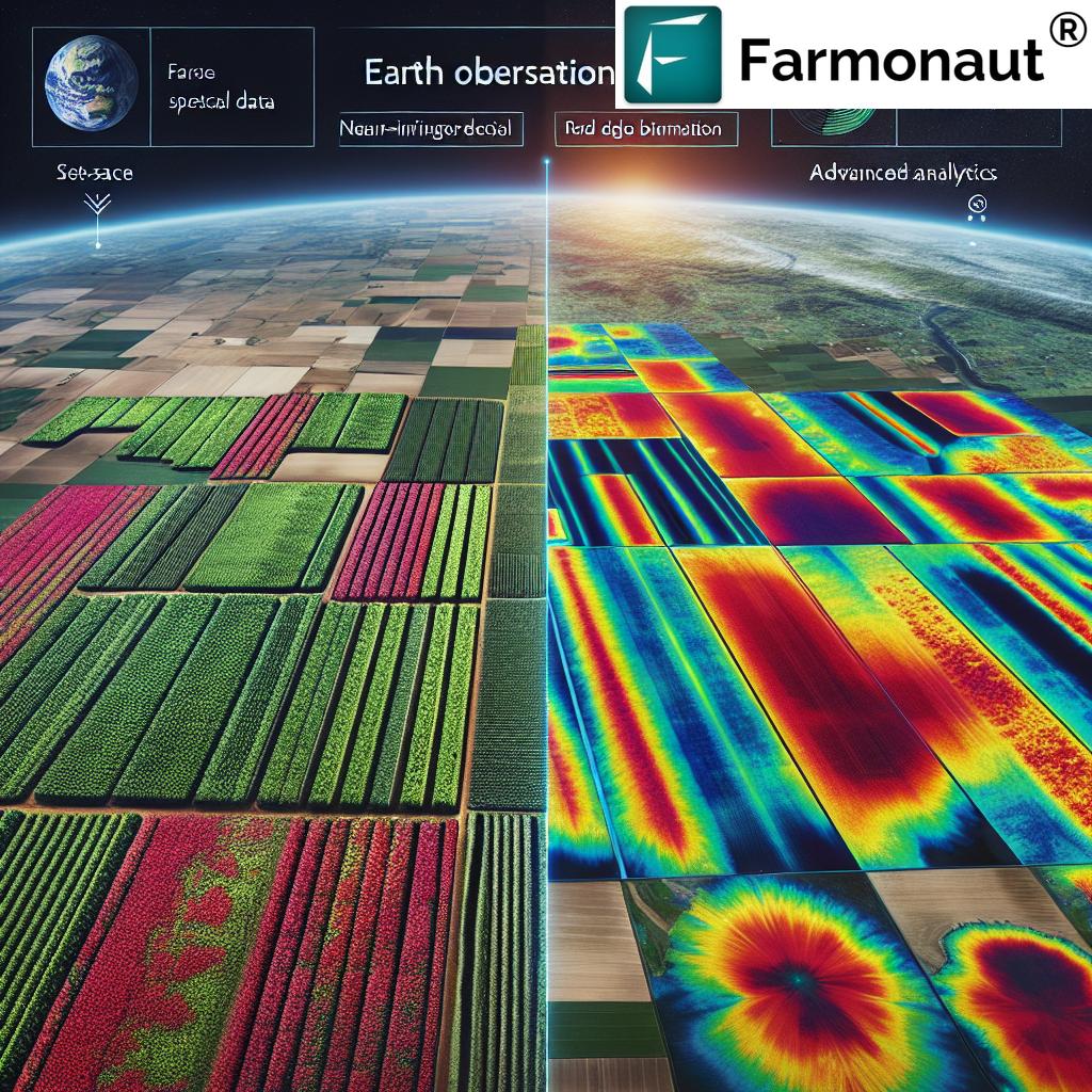 Satellite imagery enhancing precision farming