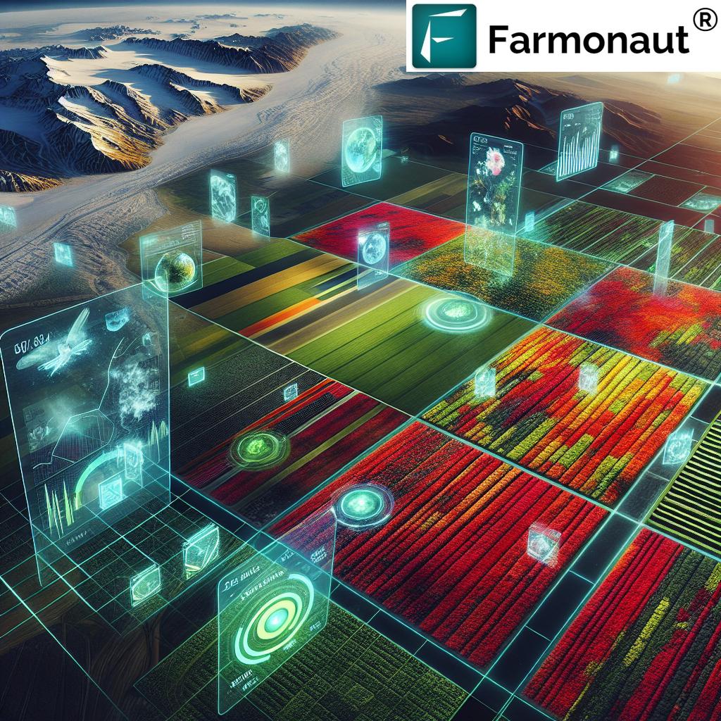 Farmonaut's crop monitoring analytics dashboard