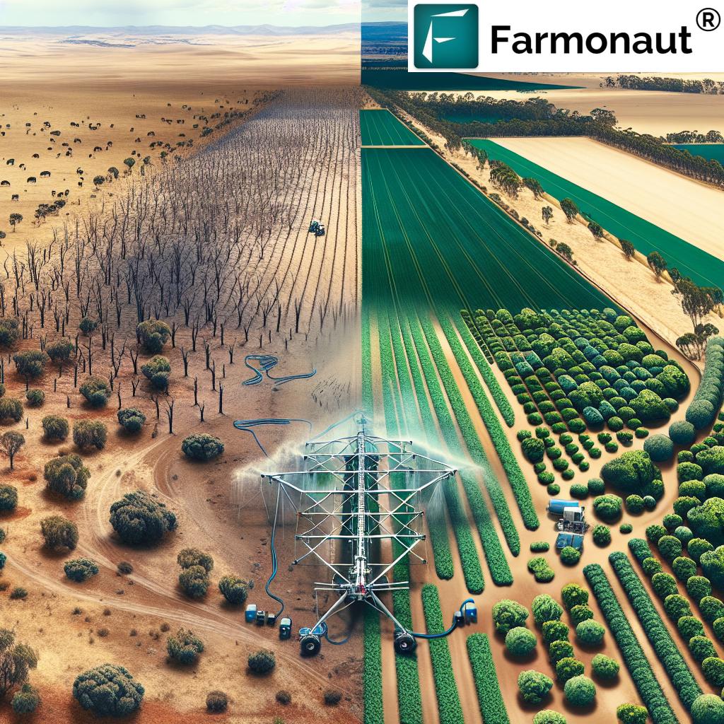 Revolutionizing Australian Agriculture: Farmonaut's Sustainable Practices for Climate Resilience and Biosecurity