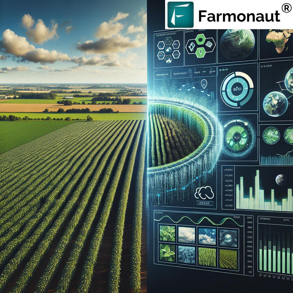 Farmonaut's Agricultural Tech Support in Action