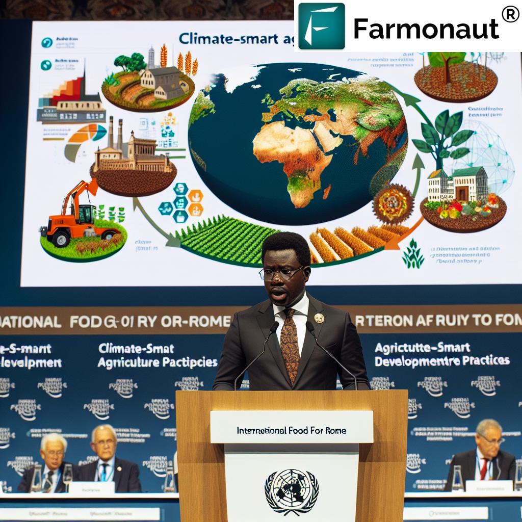 President Boakai at World Food Forum