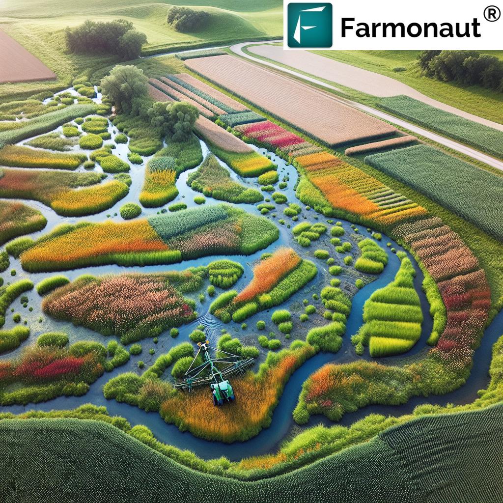 Prairie strips in Iowa farm