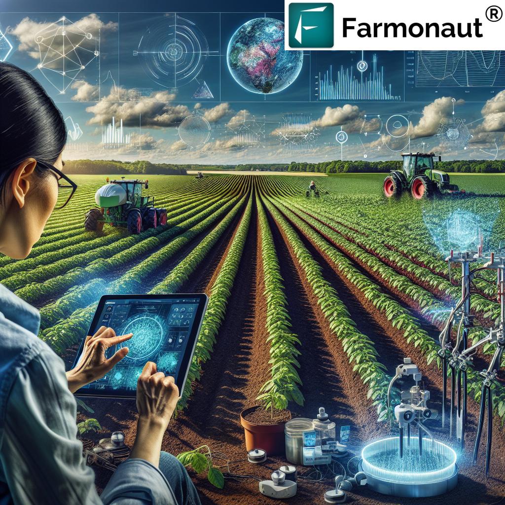 Revolutionizing Madison Agriculture: Farmonaut's GIS-Powered Soil Science Advancements for Sustainable Farming