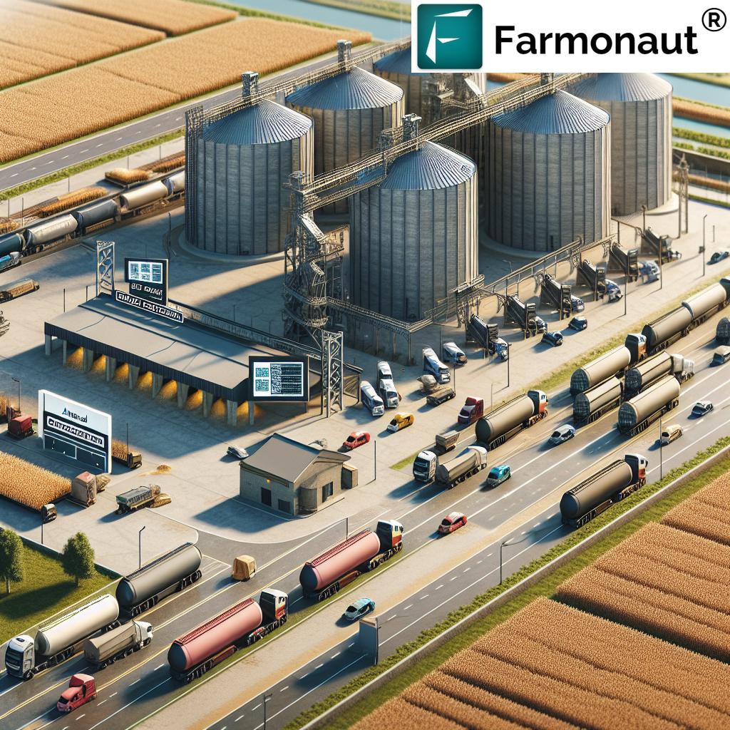 Revolutionizing Queensland's Grain Harvest: Farmonaut's Agritech Solution for Efficient Transport and Road Safety Compliance