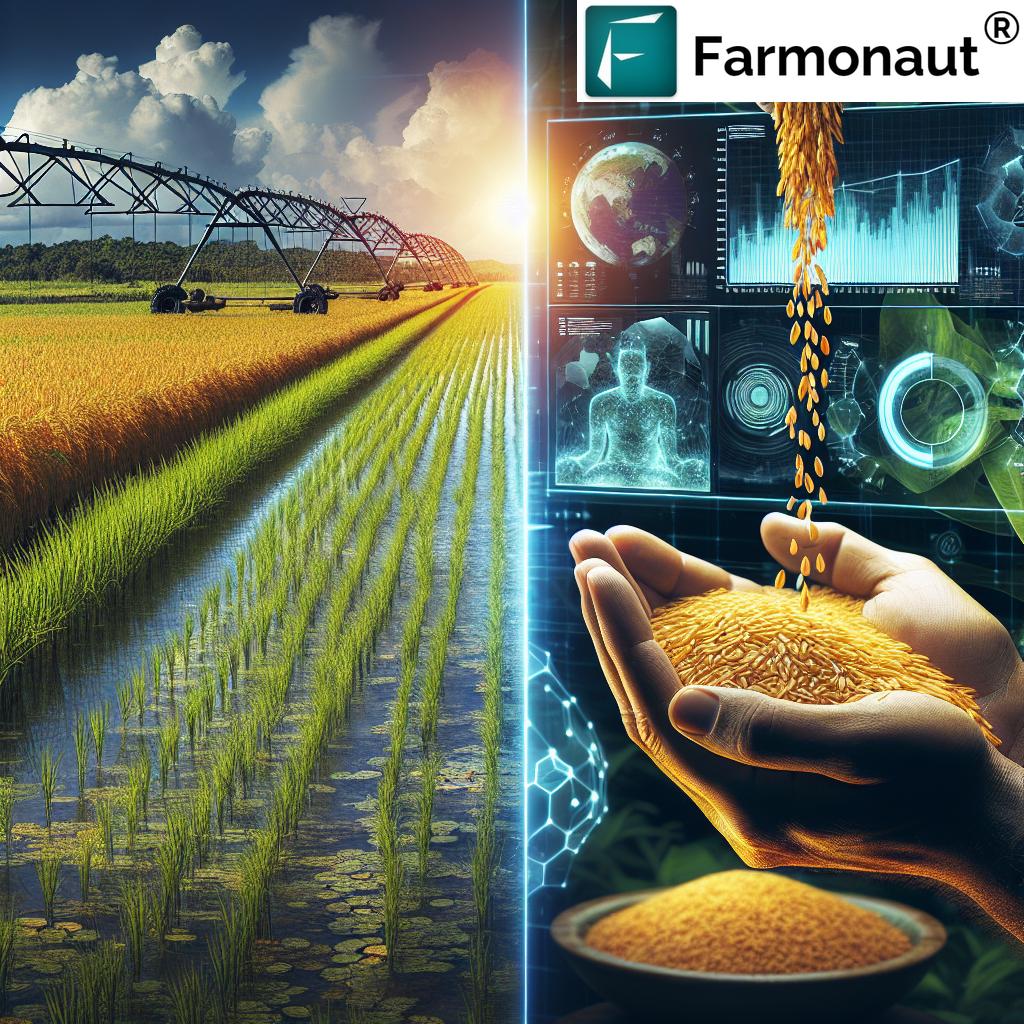 Revolutionizing Rice: How Farmonaut's Agritech Boosts Protein Content and Yield for Sustainable Nutrition in Louisiana