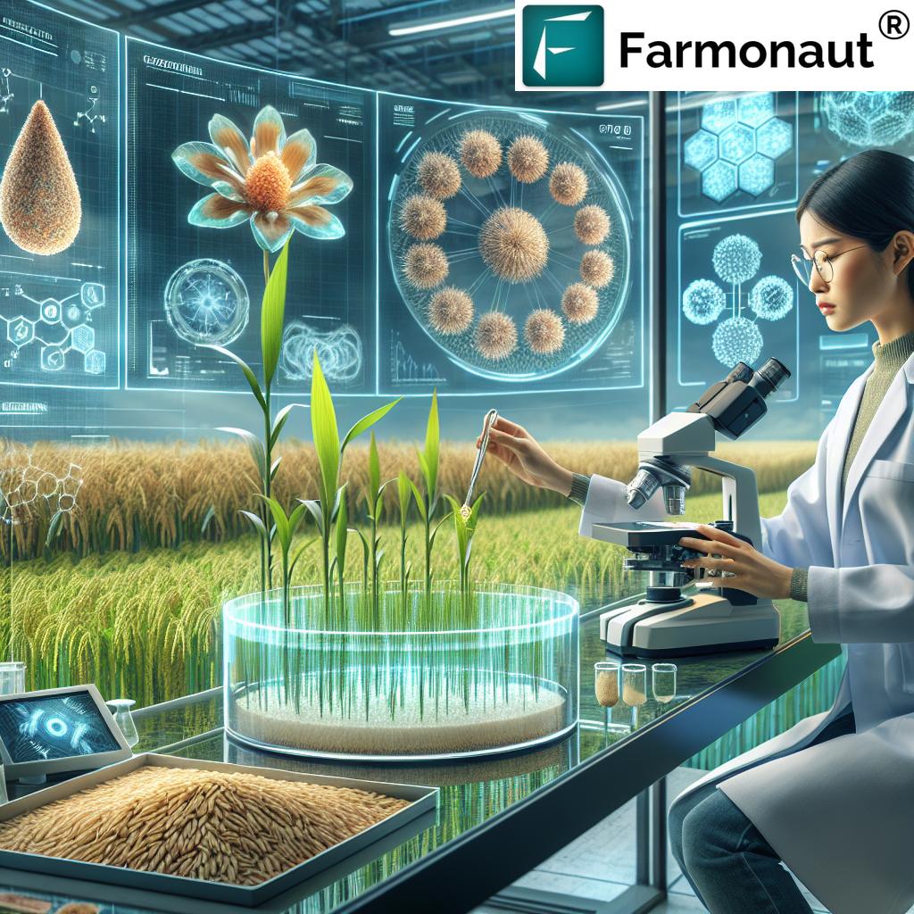 Revolutionizing Rice: How Farmonaut's Agritech Boosts Protein Content and Yield for Sustainable Nutrition in Louisiana