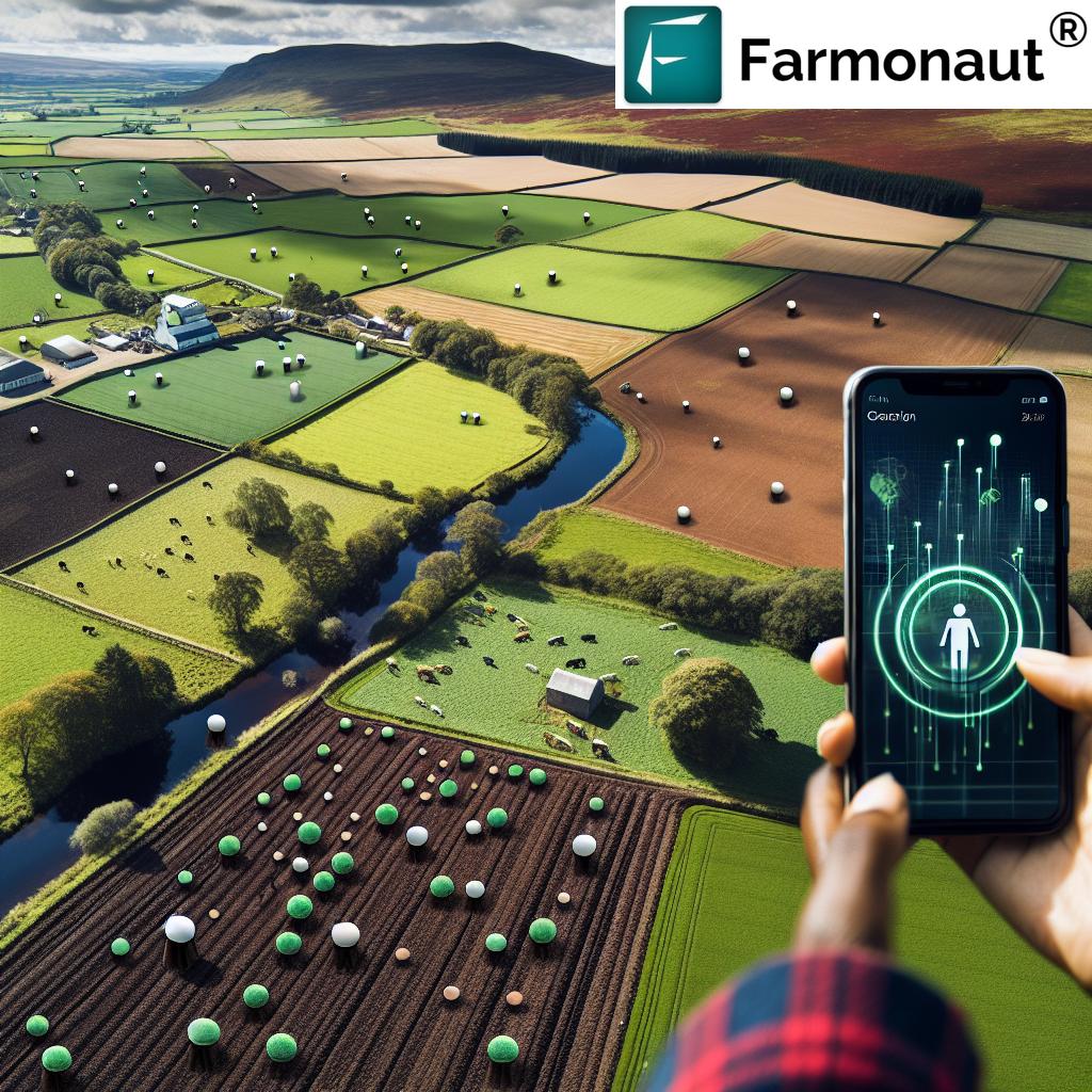 Revolutionizing Scottish Farming: Farmonaut's New App for Reducing Greenhouse Gas Emissions and Boosting Soil Carbon Storage