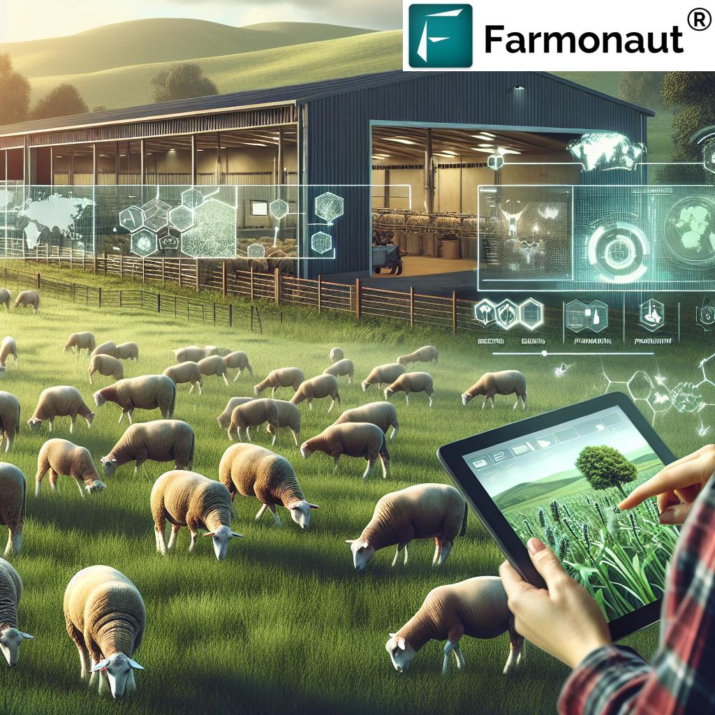 Revolutionizing UK Sheep Farming: Farmonaut's Genetic Markers for Parasite Resistance and Sustainable Productivity