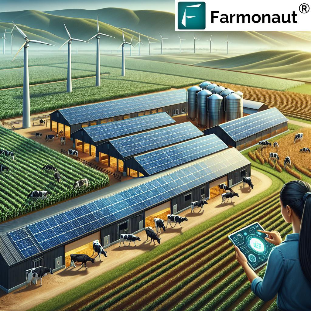 Revolutionizing US Dairy: Farmonaut's Guide to Sustainable Farming and Industry Resilience in California