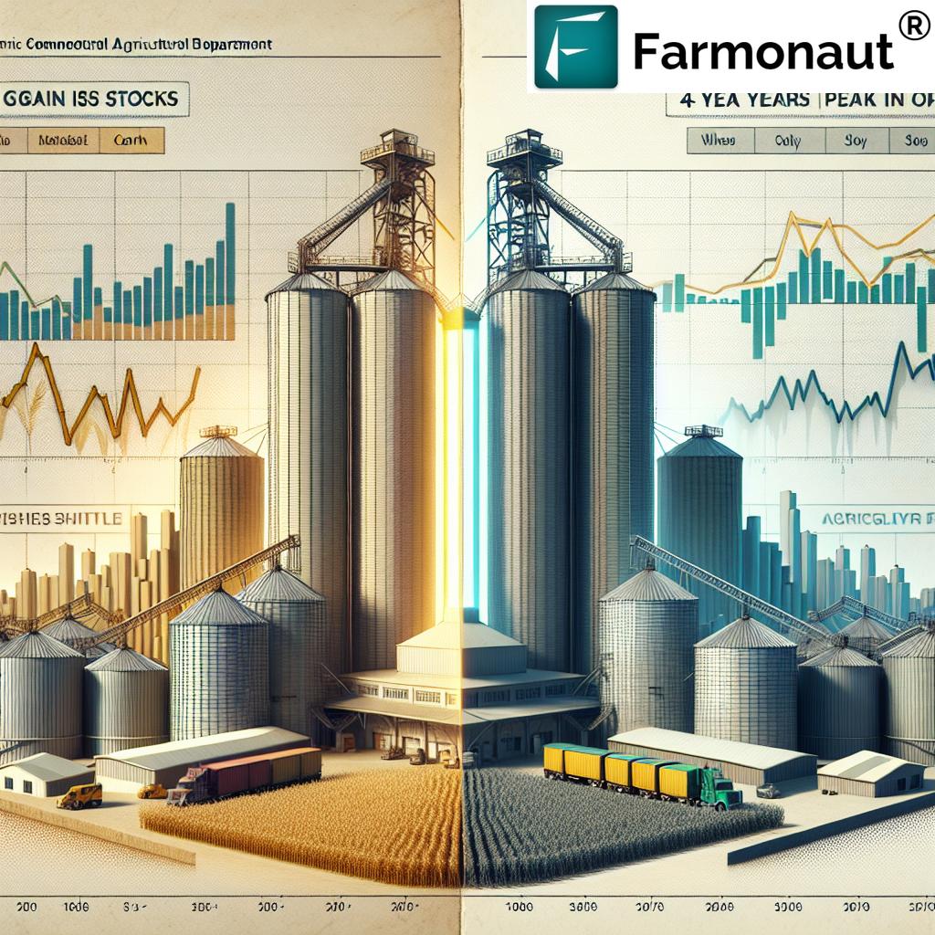 US Grain Stocks Surge