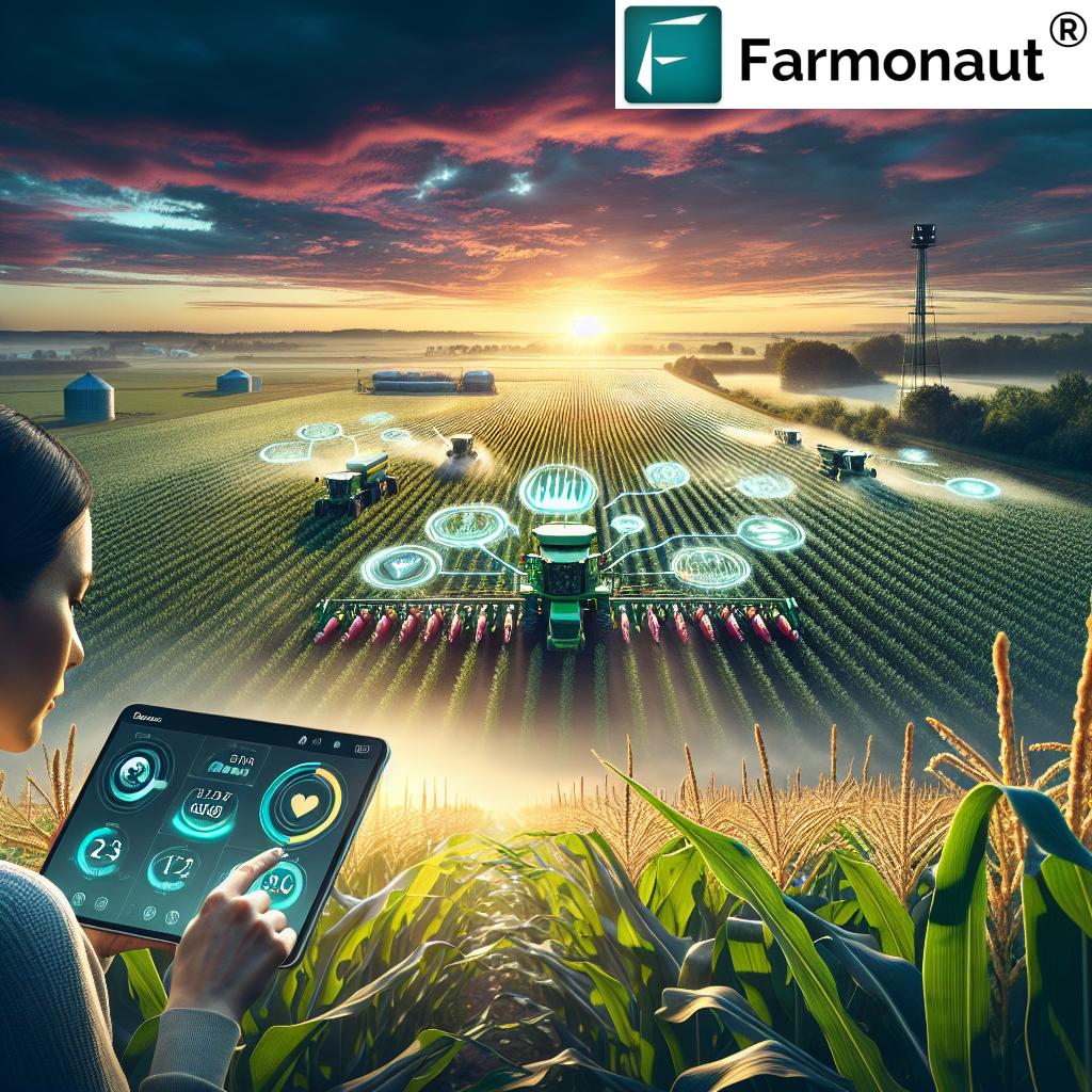 Precision farming technology in the Midwest