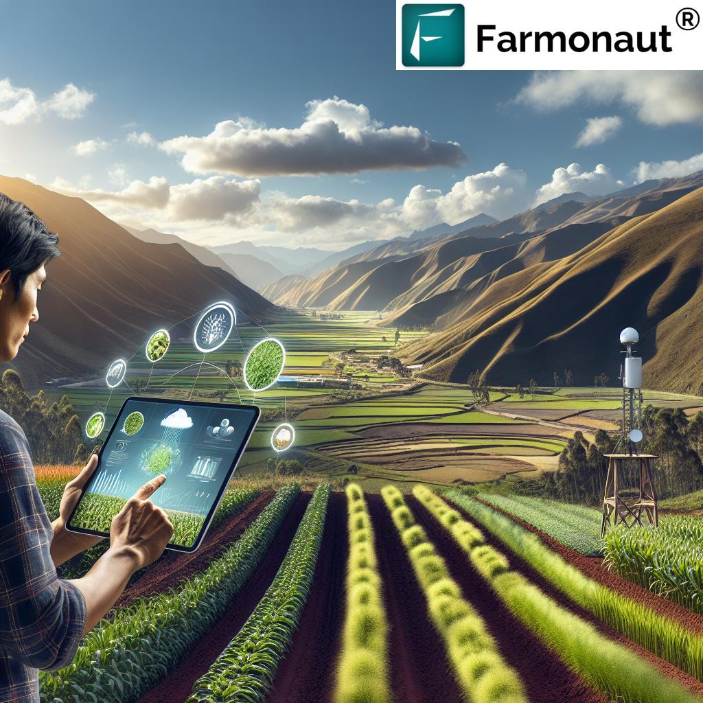 Innovación Agrícola en Perú: Soluciones de Farmonaut para Adaptación Climática y Desarrollo Rural Sostenible