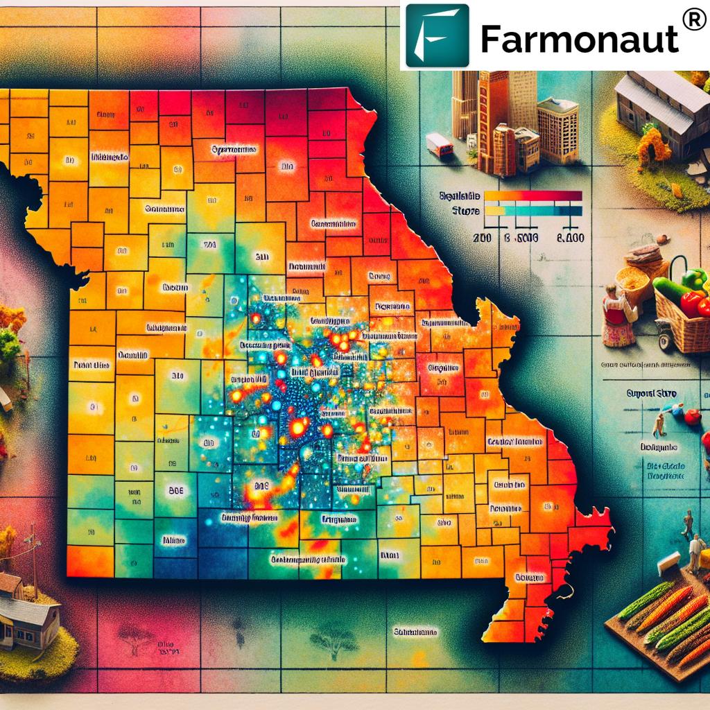 Missouri Food Landscape Map