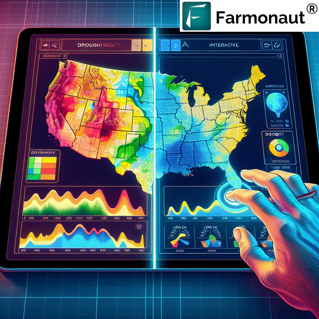 Mastering Drought Mitigation: How Farmonaut's U.S. Drought Monitor Tool Empowers Agricultural Decision-Making