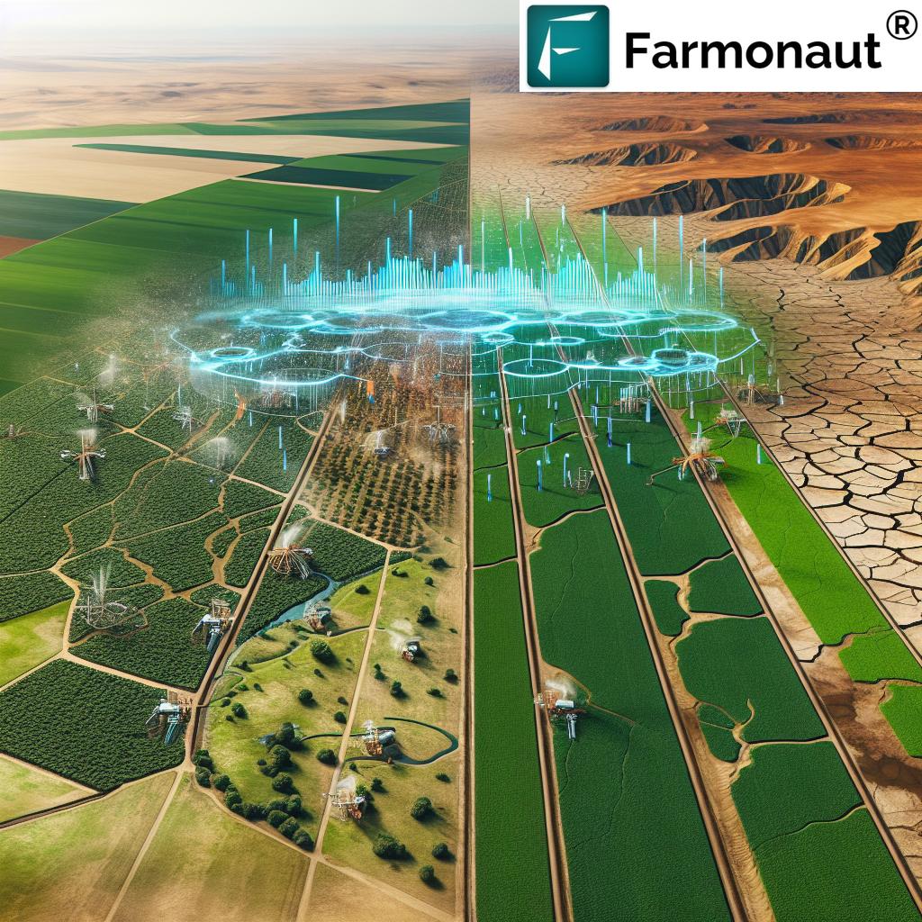 Mastering Drought Mitigation: How Farmonaut's U.S. Drought Monitor Tool Empowers Agricultural Decision-Making