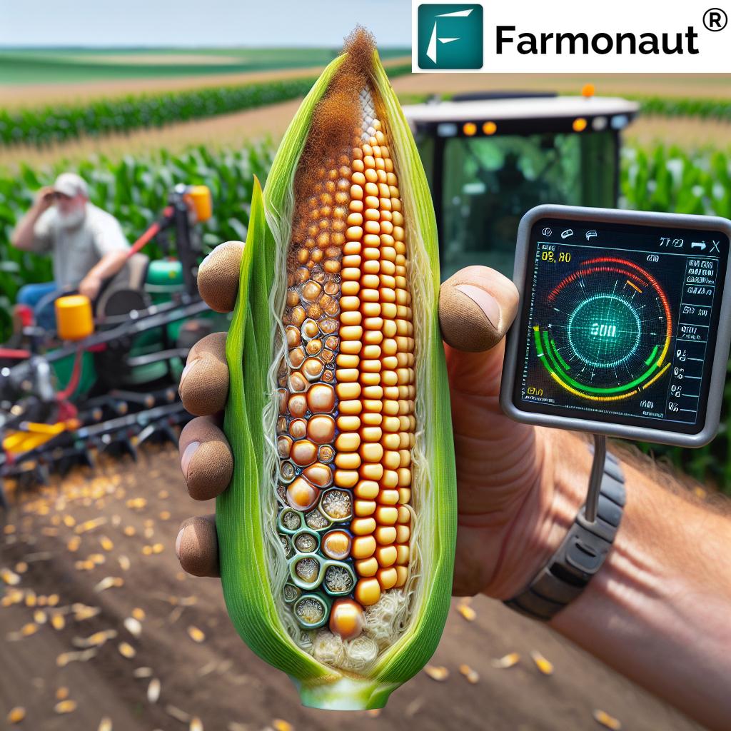 Comparison of irrigated and non-irrigated corn fields