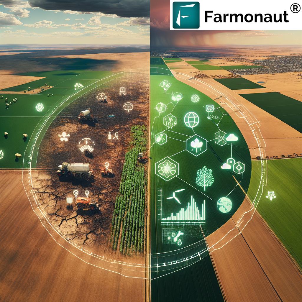 Revolutionizing Australian Agriculture: Farmonaut's GIS-Powered Sustainable Farming Solutions for Climate Change Adaptation