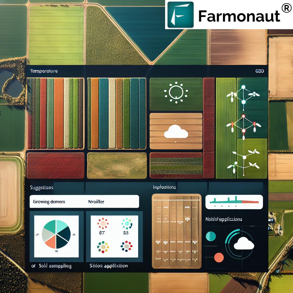 Farmer using a tablet to monitor weather data