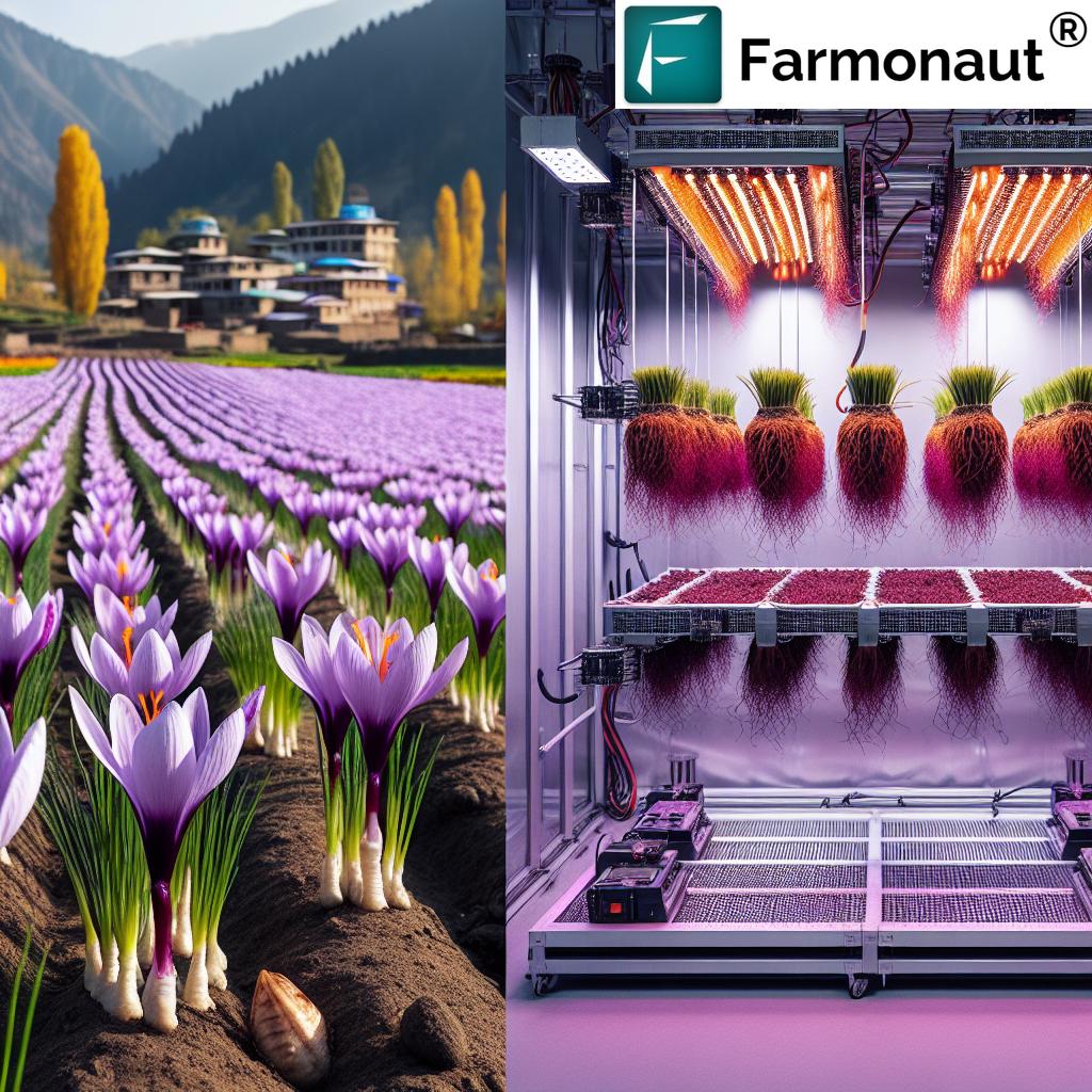 Vertical Saffron Farming