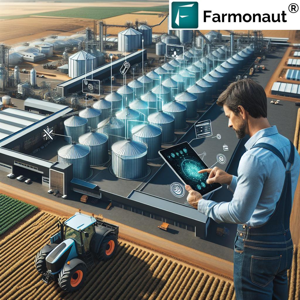 Efficient Grain Management with Farmonaut