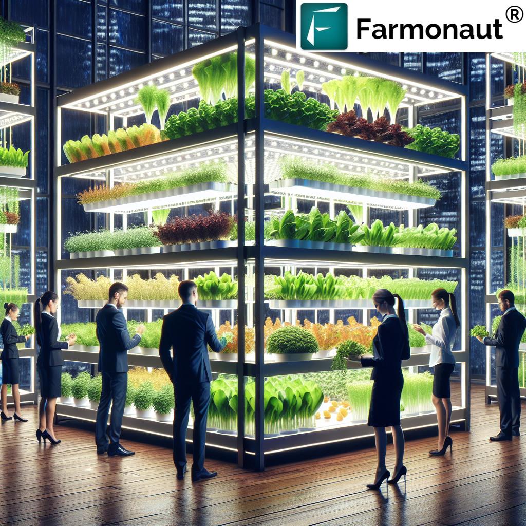 Vertical farming in an office space