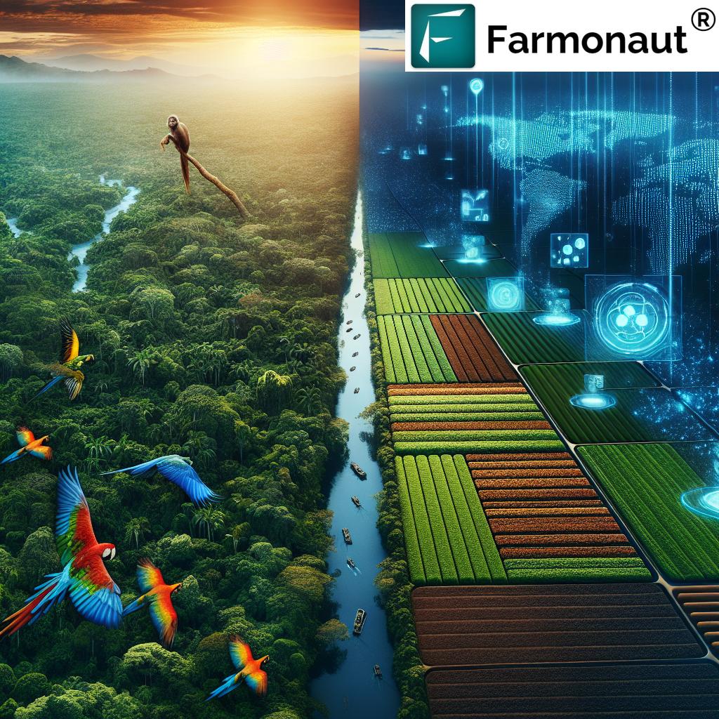 Tecnologia Farmonaut: Monitoramento de Carbono no Solo para Agricultura Sustentável na Amazônia