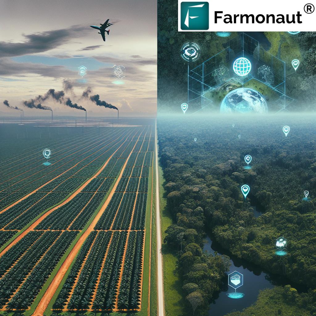 Palm oil plantation and deforestation