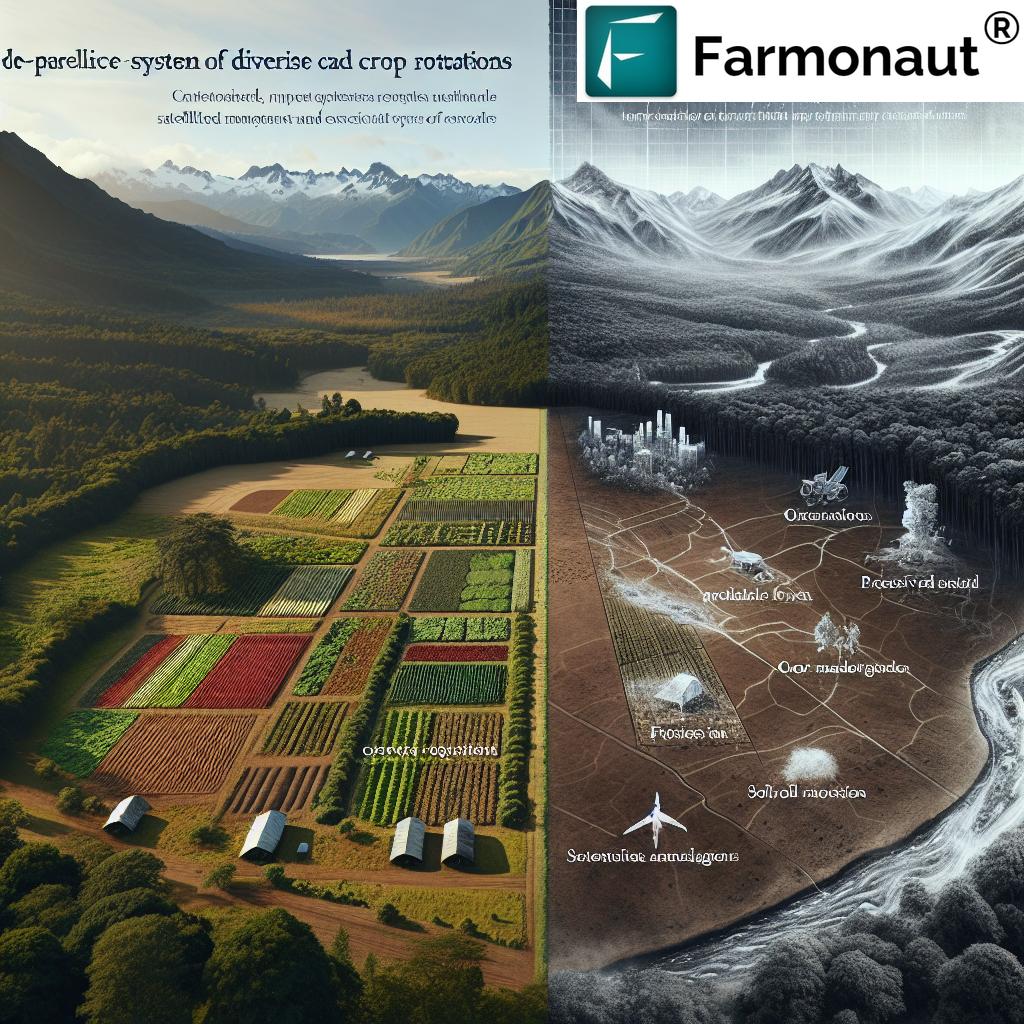 Tecnología de Farmonaut aplicada en agricultura