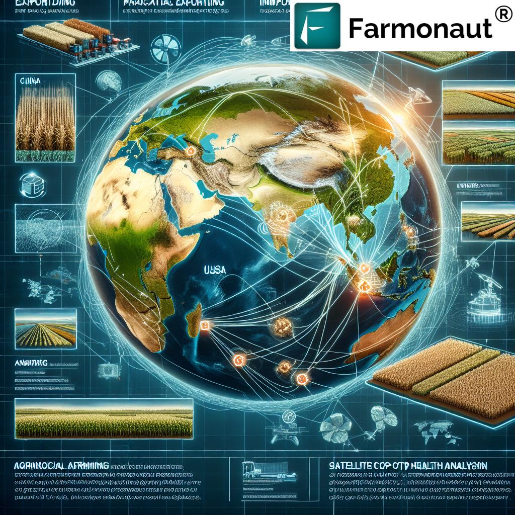 Navigating Global Agricultural Trade Shifts: How Farmonaut's Satellite Crop Monitoring Empowers Farmers Amid Policy Changes