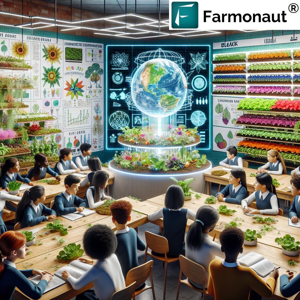 Revolutionizing Agricultural Education: Farmonaut's Interactive Farm-to-School Initiative in Warsaw County