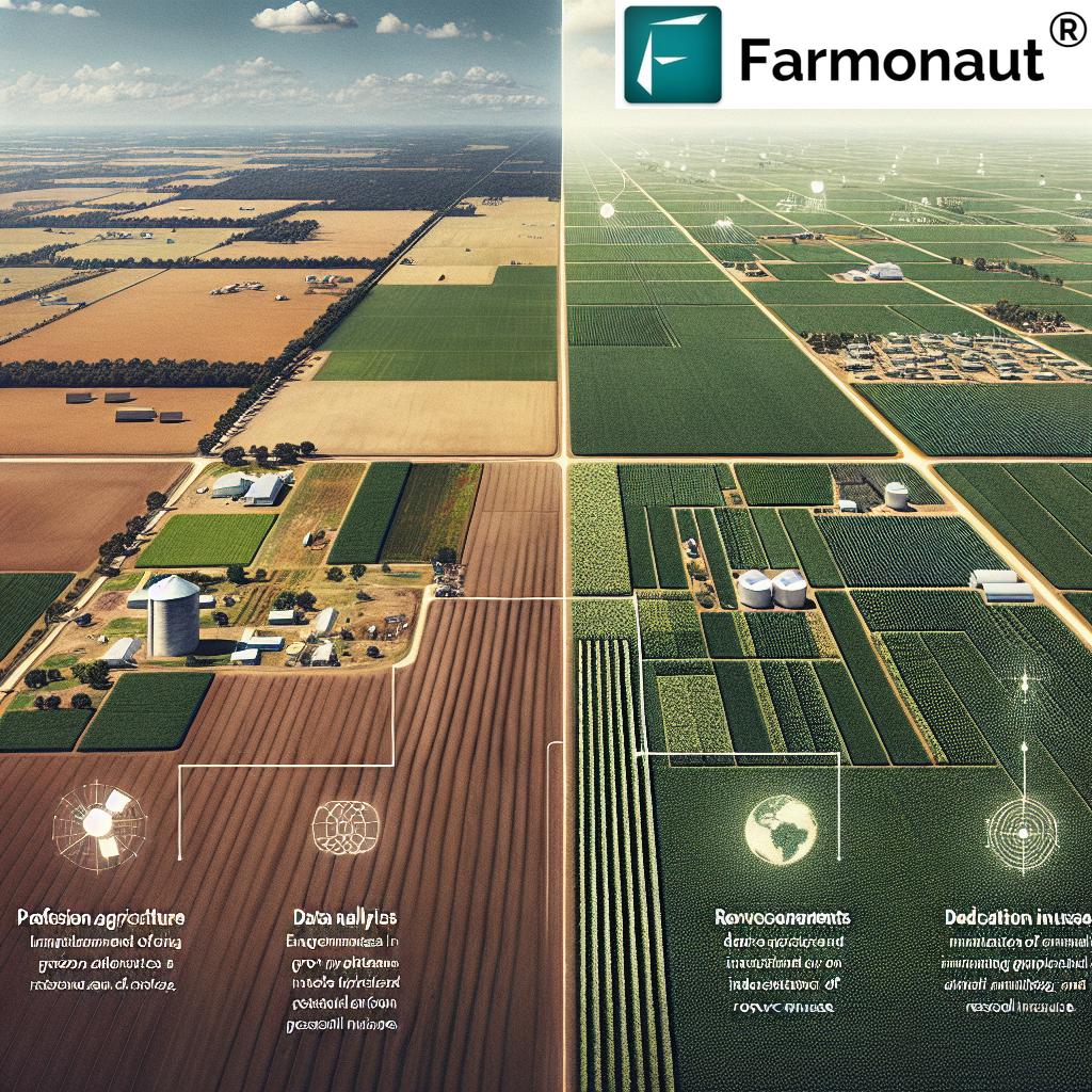 Revolutionizing Agricultural Efficiency: How Farmonaut's Precision Technology Shapes Government Policies in Texas and Georgia