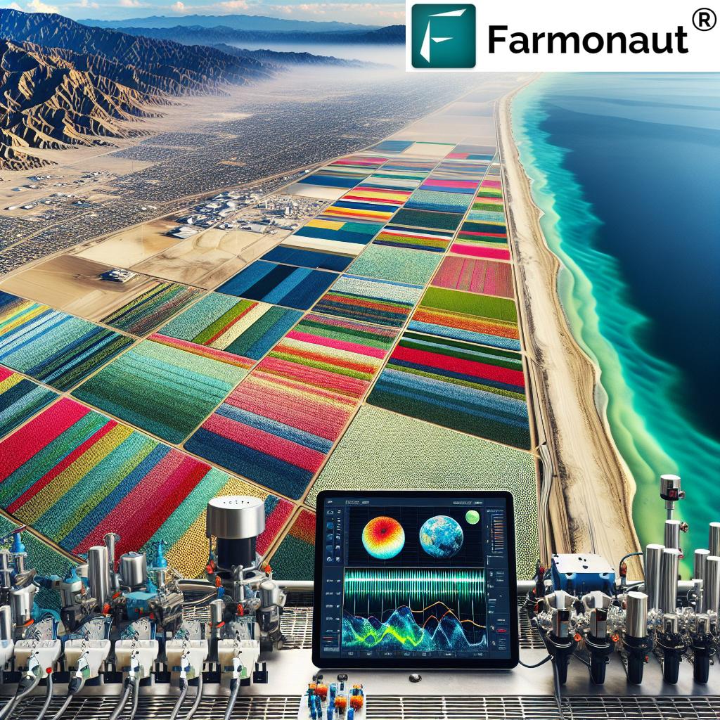 Revolutionizing Air Quality: Farmonaut's Precision Agriculture Tackles Soil NOx Emissions in California's Salton Sea Basin