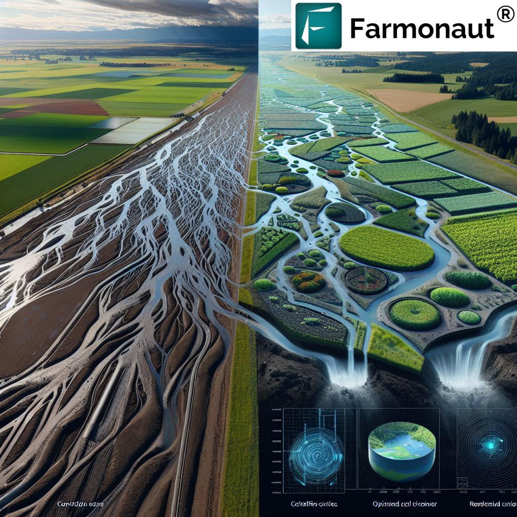 Agricultural drain tiles impact on stream flows