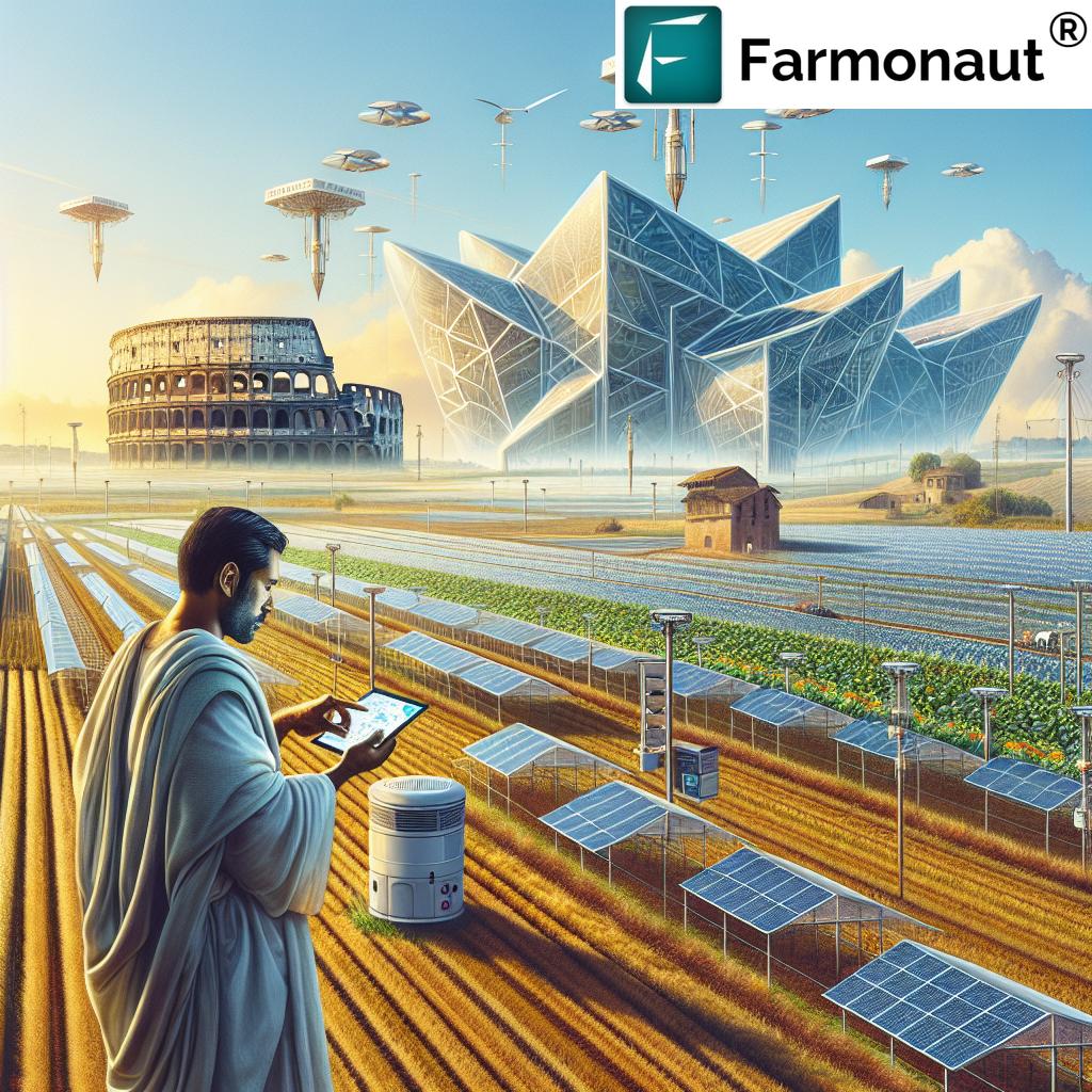 Rivoluzione Tecnologica nell'Agricoltura: Come Farmonaut Trasforma il Monitoraggio Satellitare delle Colture a Roma