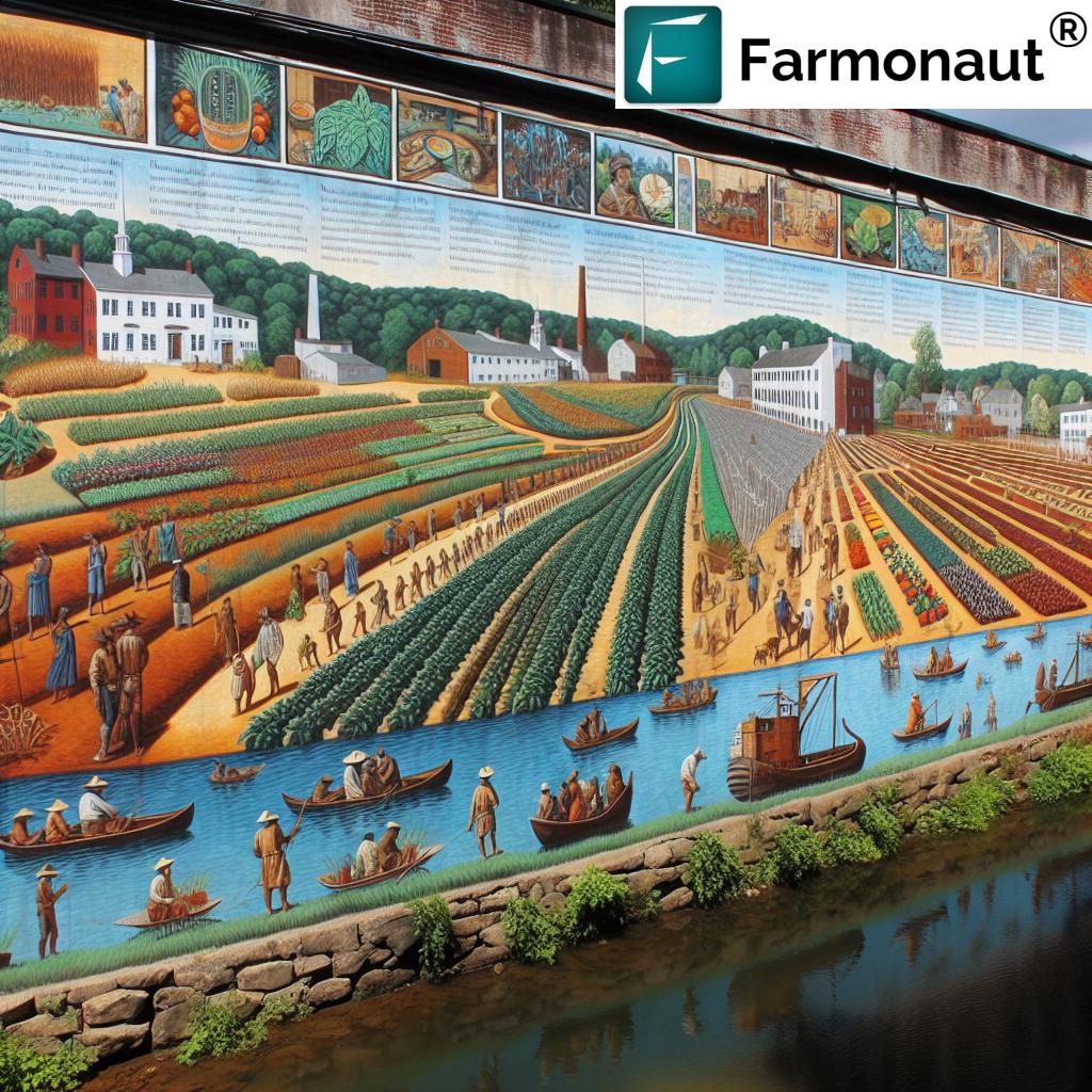 Sustainable Agriculture Meets River Conservation Pepperells Cultural Mural Tells Environmental Success Story 1