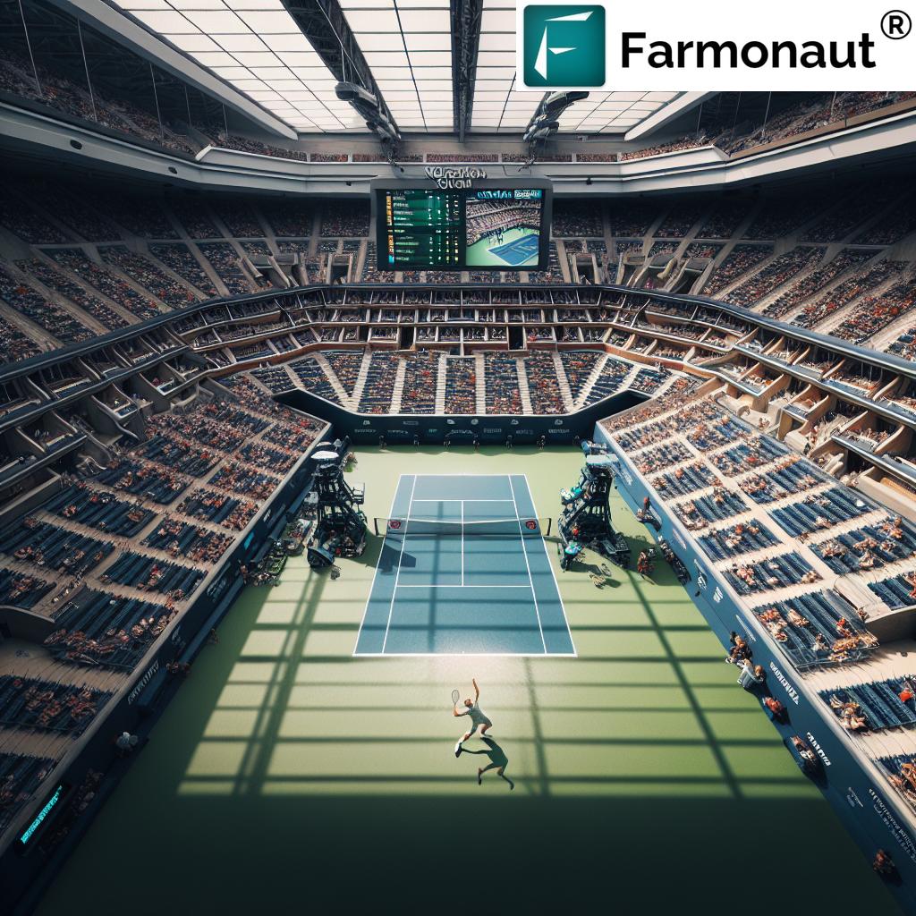 Tennis Court at Australian Open