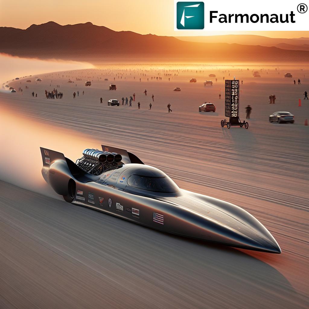 Land Speed Record Attempt in Nevada Desert