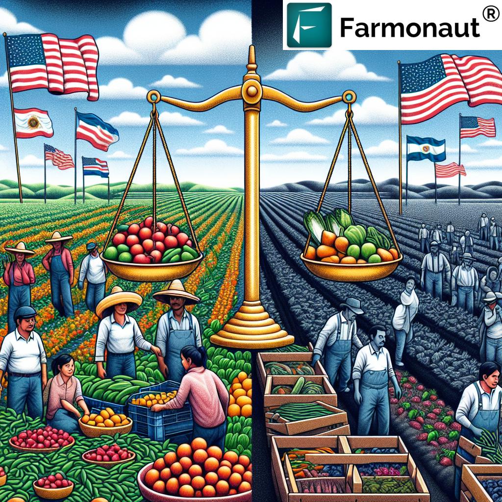 Farmonaut Insights How US Immigration and Trade Policies Impact Agricultural Labor and Food Prices 1