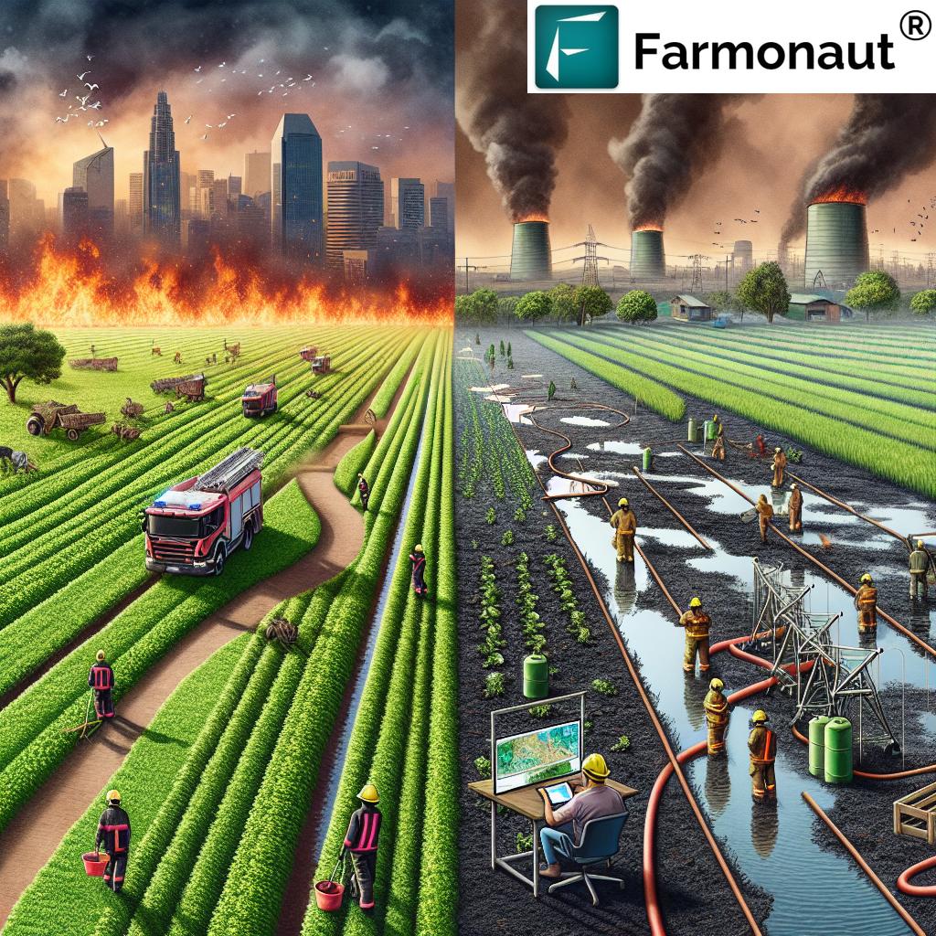 Farmonaut's Critical Role: Monitoring and Managing Wildfire Impact on Los Angeles Agriculture