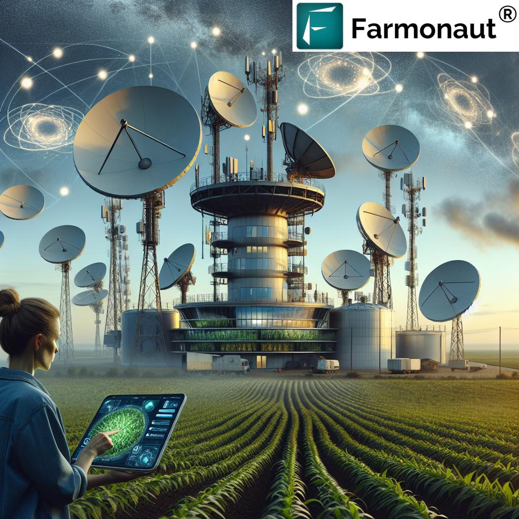 Revolucionando a Agricultura Comunicacao por Satelite e IoT Impulsionam Conectividade em Areas Remotas com Farmonaut 1