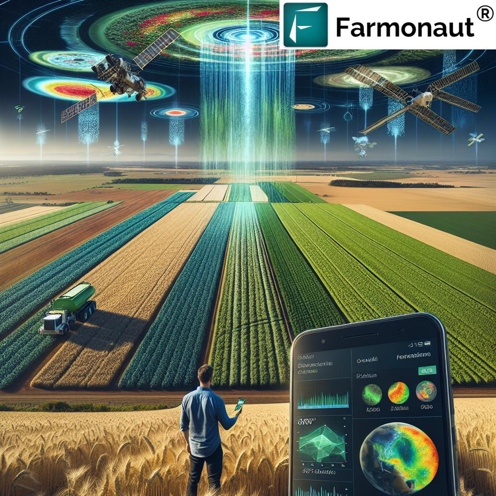 Australian farm with precision agriculture technology